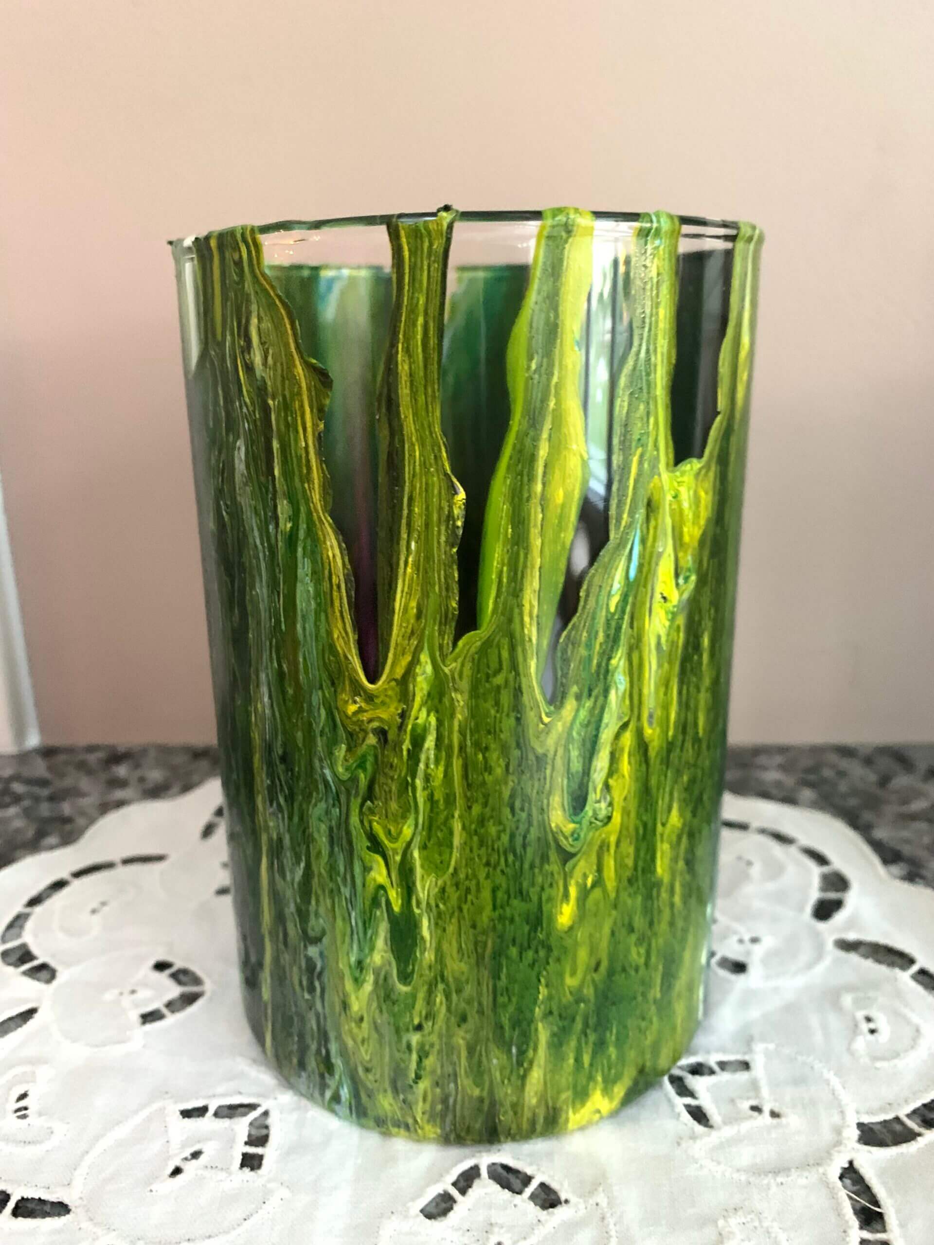 Glass Vase - short round