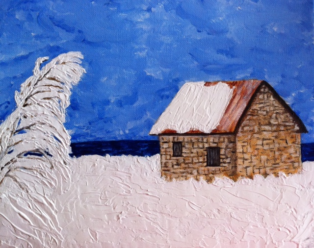 Cabin by the Sea - Greeting Card