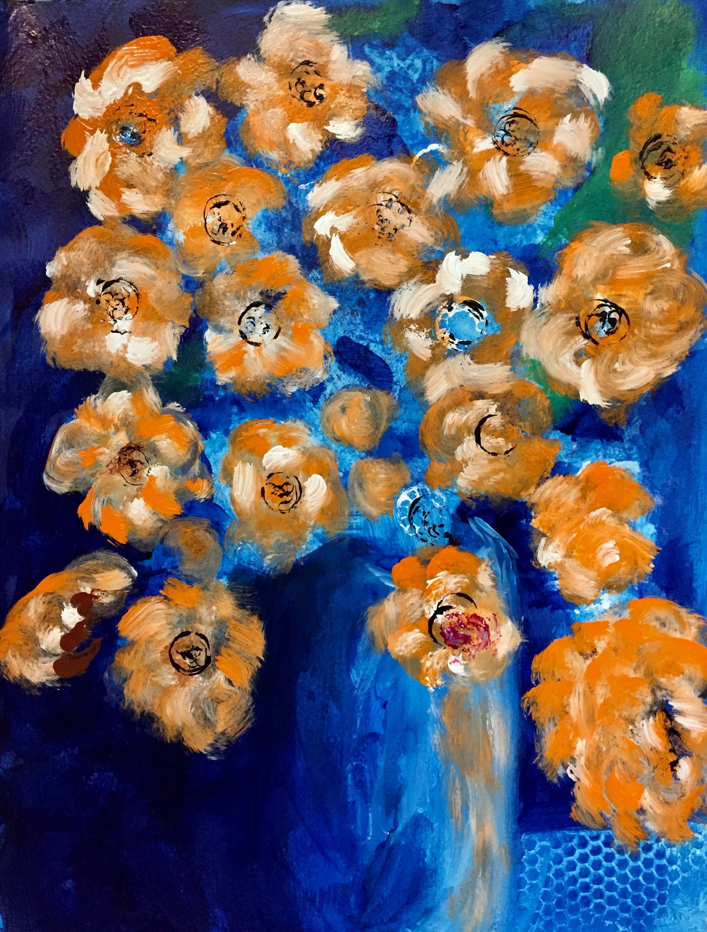 Orange Blooms - ORIGINAL