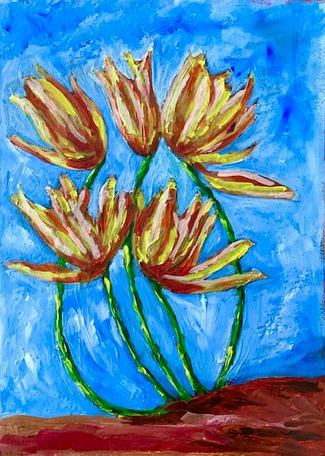 Dancing Tulips - ORIGINAL