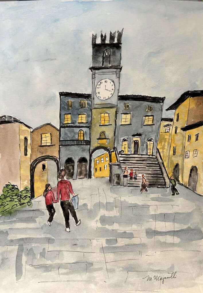 Town Square, Italy - ORIGINAL