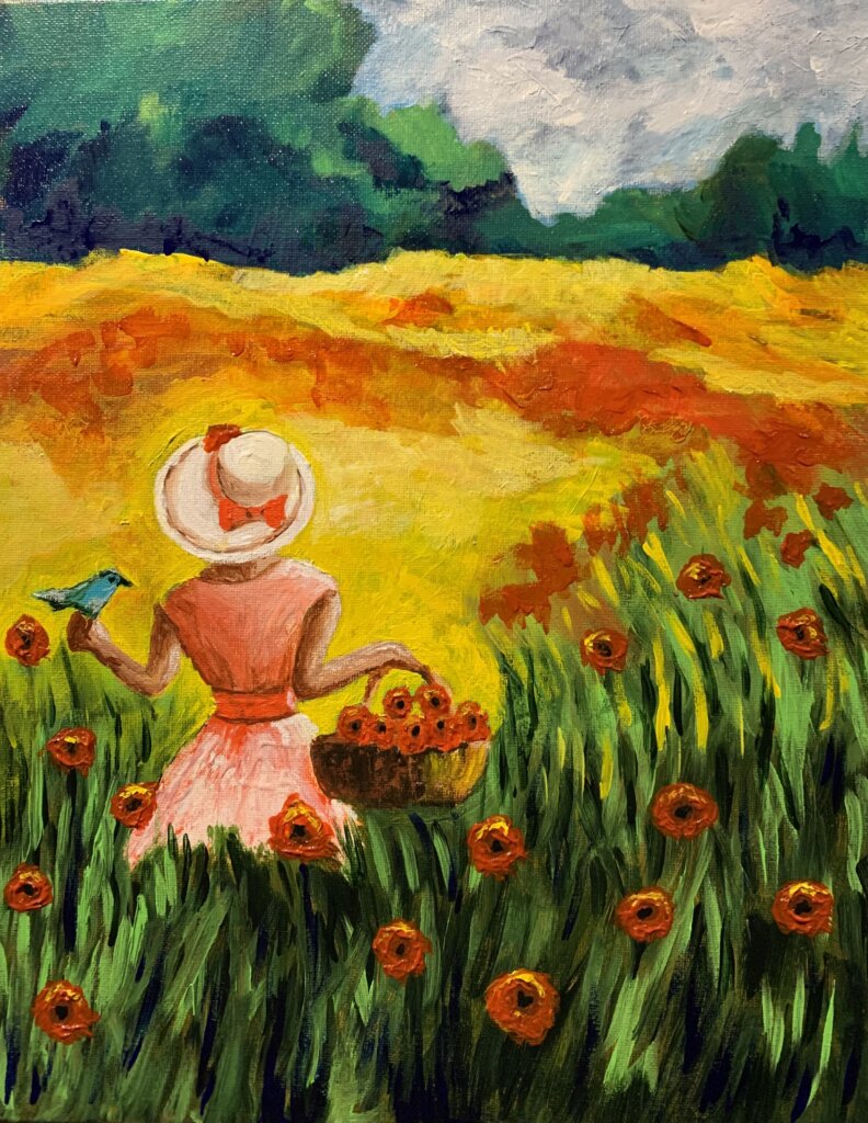 Picking Flowers - ORIGINAL